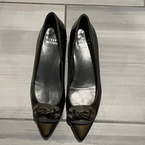 Stuart Weitzman Black Patent Leather Heels